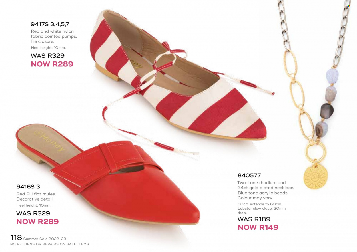 Honey specials. Page 120
