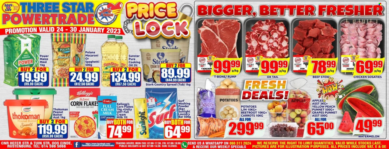 Three Star Cash and Carry specials - 24/01/2023 - 30/01/2023. Page 1