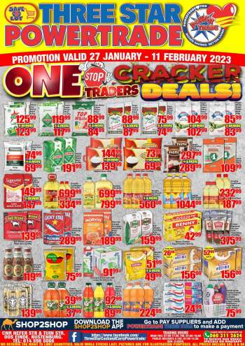 Three Star Cash and Carry catalogue  - 27/01/2023 - 11/02/2023.