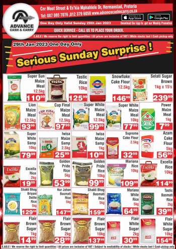 Advance Cash & Carry catalogue  - 29/01/2023 - 29/01/2023.
