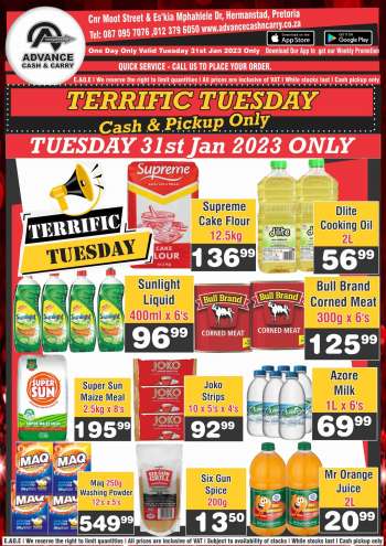 Advance Cash & Carry catalogue  - 31/01/2023 - 31/01/2023.