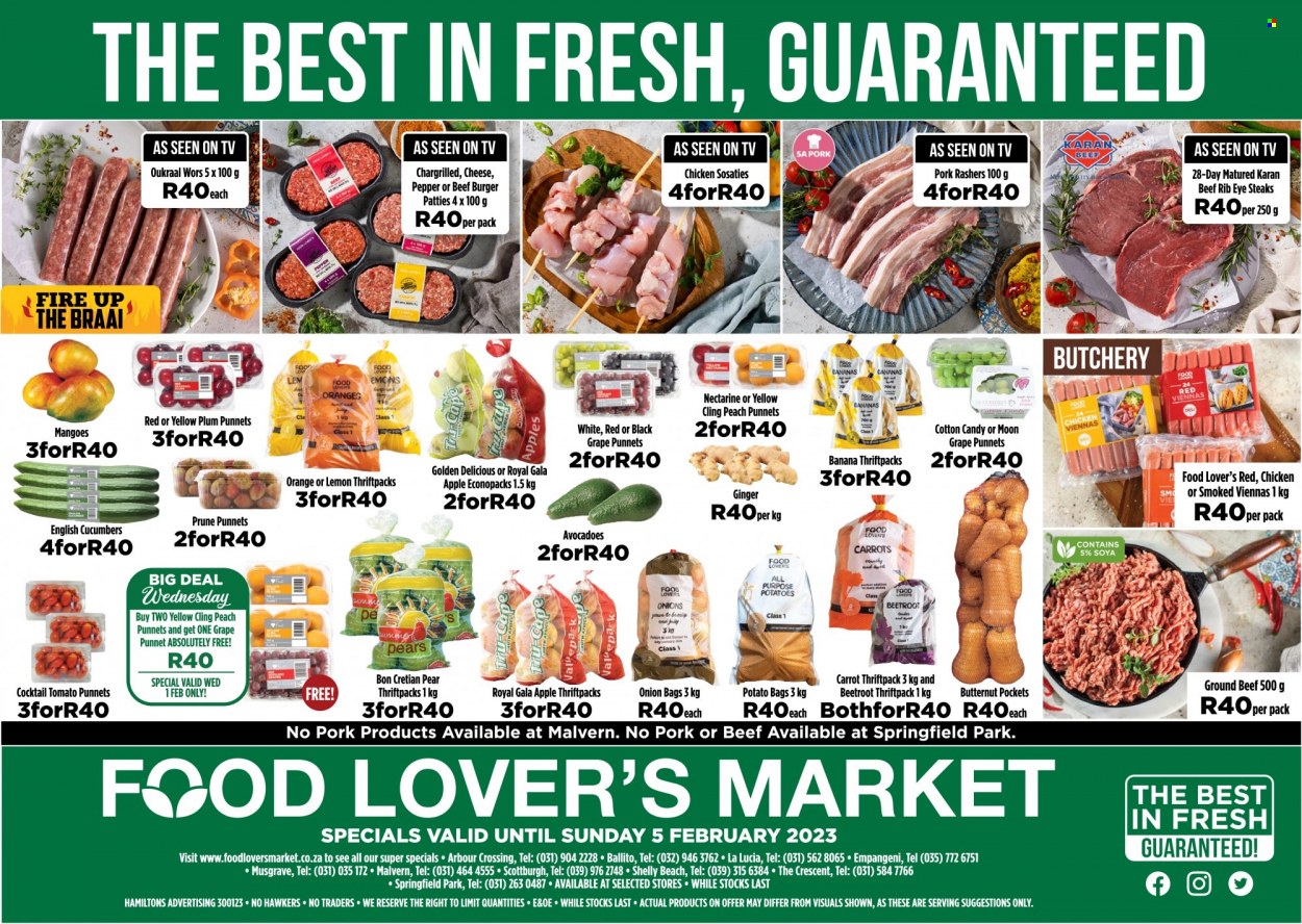 Food Lover's Market specials - 30/01/2023 - 05/02/2023. Page 1
