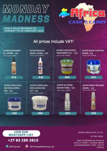 Africa Cash & Carry catalogue  - 30/01/2023 - 04/02/2023.
