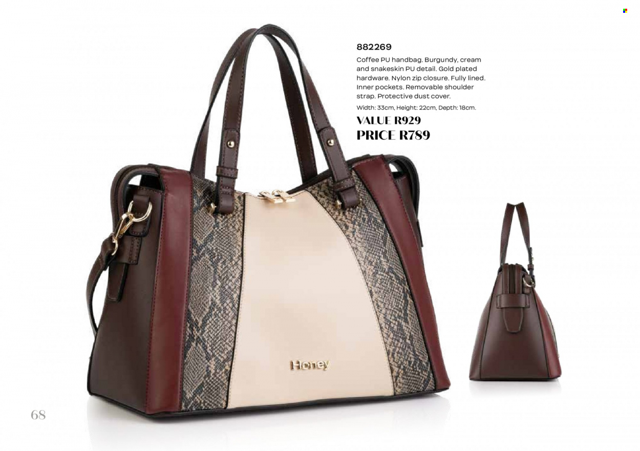 Honey specials. Page 70