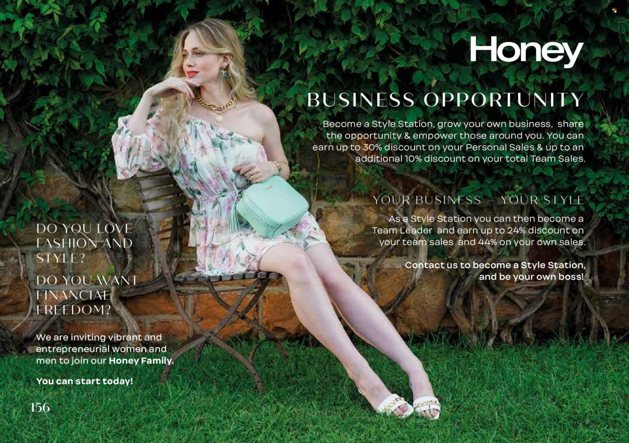 Honey specials. Page 158