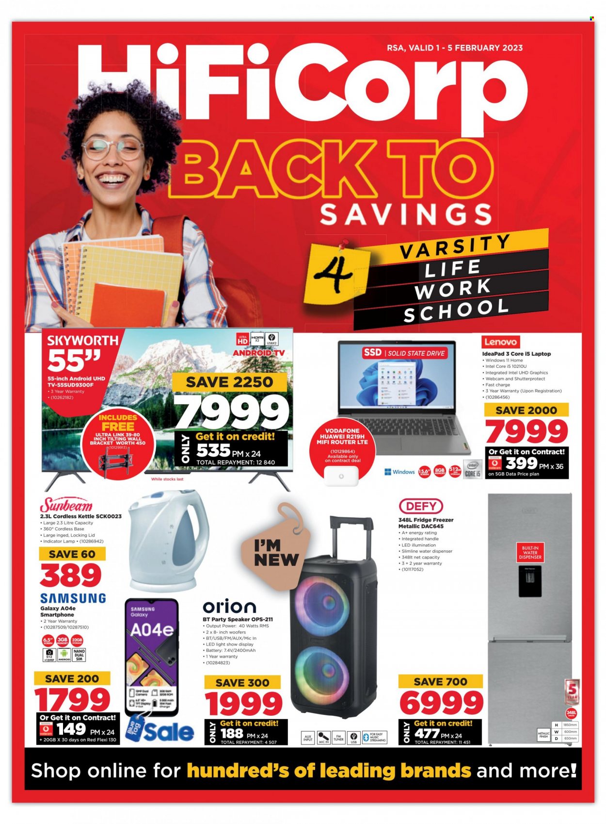 HiFi Corp specials - 01/02/2023 - 05/02/2023. Page 1
