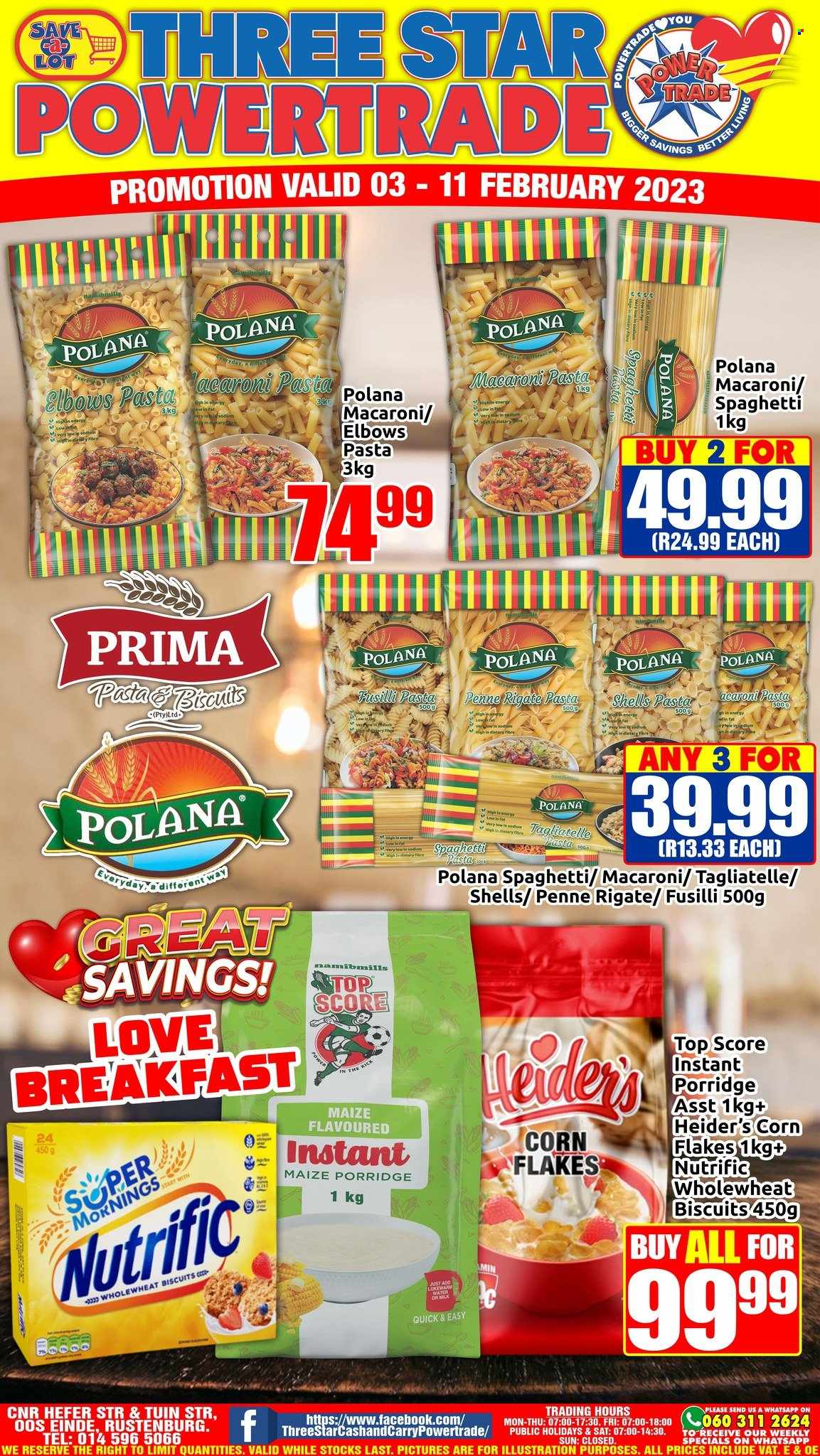 Three Star Cash and Carry specials - 03/02/2023 - 11/02/2023. Page 1