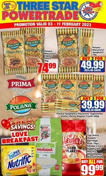 Three Star Cash and Carry catalogue  - 03/02/2023 - 11/02/2023.
