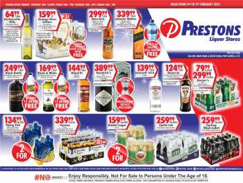 Prestons Liquor Stores catalogue  - 02/02/2023 - 05/02/2023.