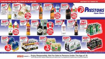 Prestons Liquor Stores catalogue  - 02/02/2023 - 05/02/2023.