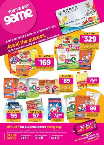 Game catalogue  - 02/02/2023 - 06/02/2023.