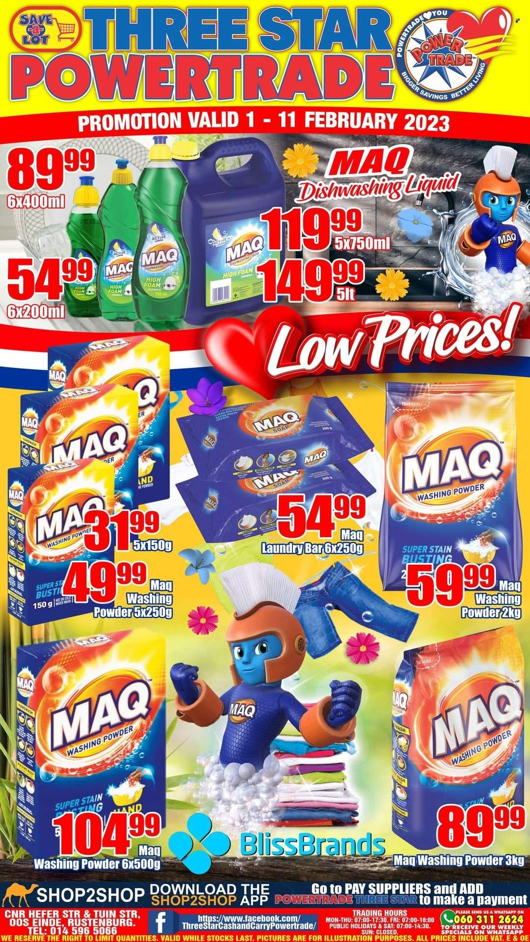 Three Star Cash and Carry specials - 01/02/2023 - 11/02/2023. Page 1