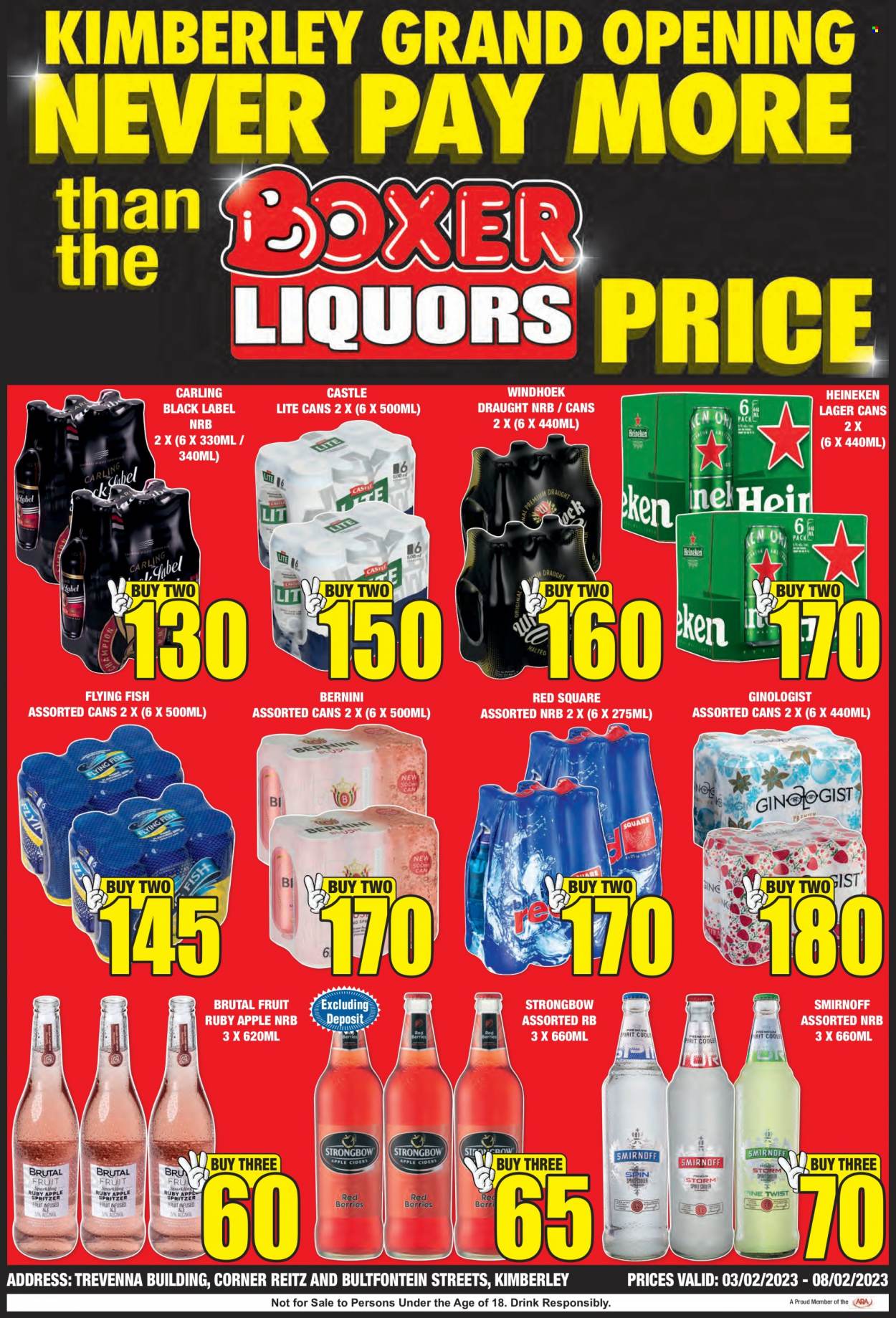 Boxer specials - 03/02/2023 - 08/02/2023. Page 1