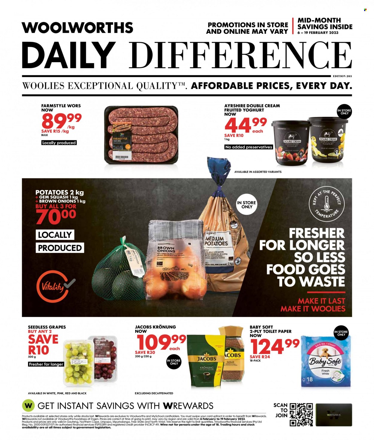 Woolworths specials - 06/02/2023 - 19/02/2023. Page 1