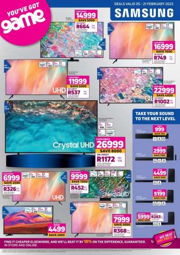 Game catalogue  - 05/02/2023 - 21/02/2023.
