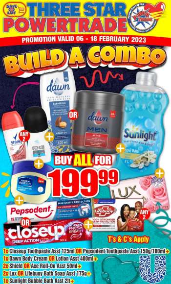 Three Star Cash and Carry catalogue  - 06/02/2023 - 18/02/2023.
