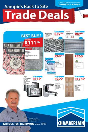 Chamberlain catalogue  - 06/02/2023 - 26/03/2023.