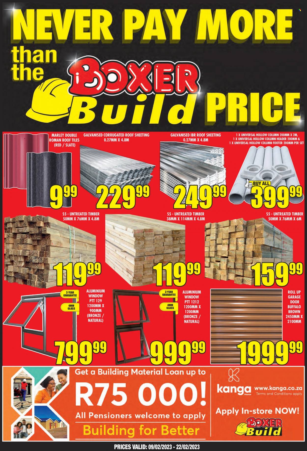 Boxer specials - 09/02/2023 - 22/02/2023. Page 1