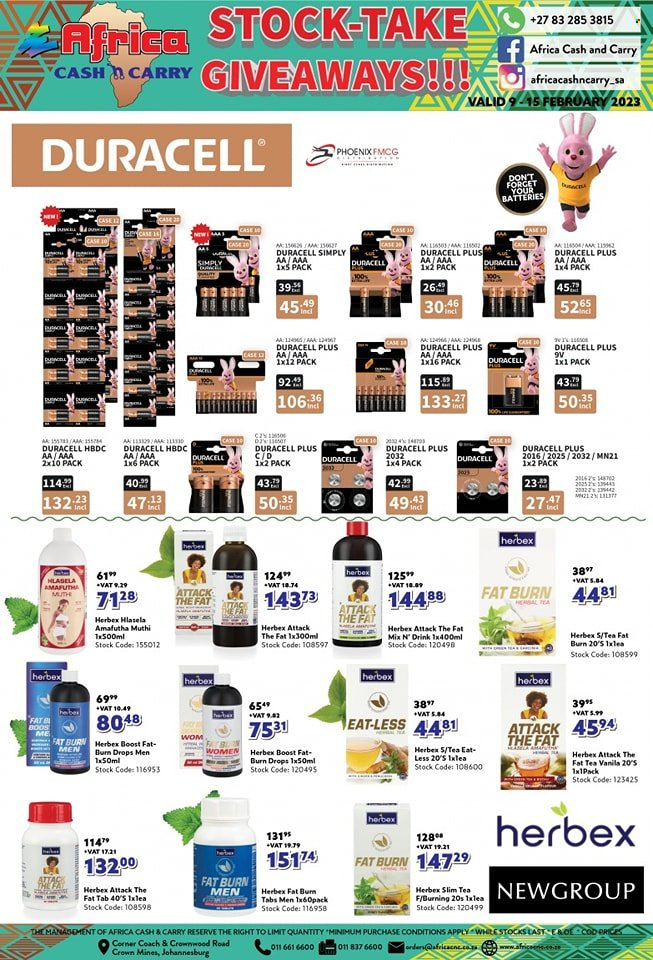 Africa Cash & Carry specials - 09/02/2023 - 15/02/2023. Page 1
