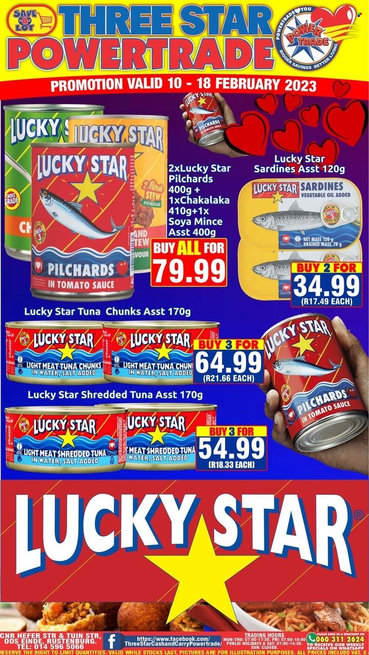 Three Star Cash and Carry specials - 10/02/2023 - 18/02/2023. Page 1