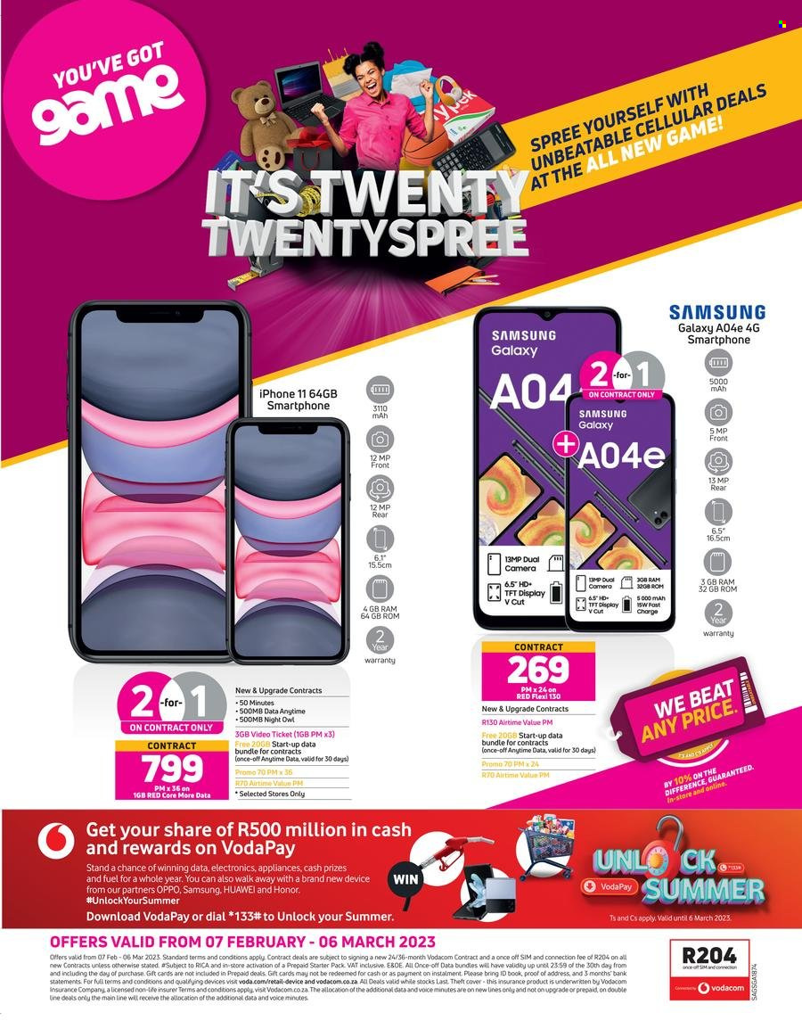 Game specials - 07/02/2023 - 06/03/2023. Page 1