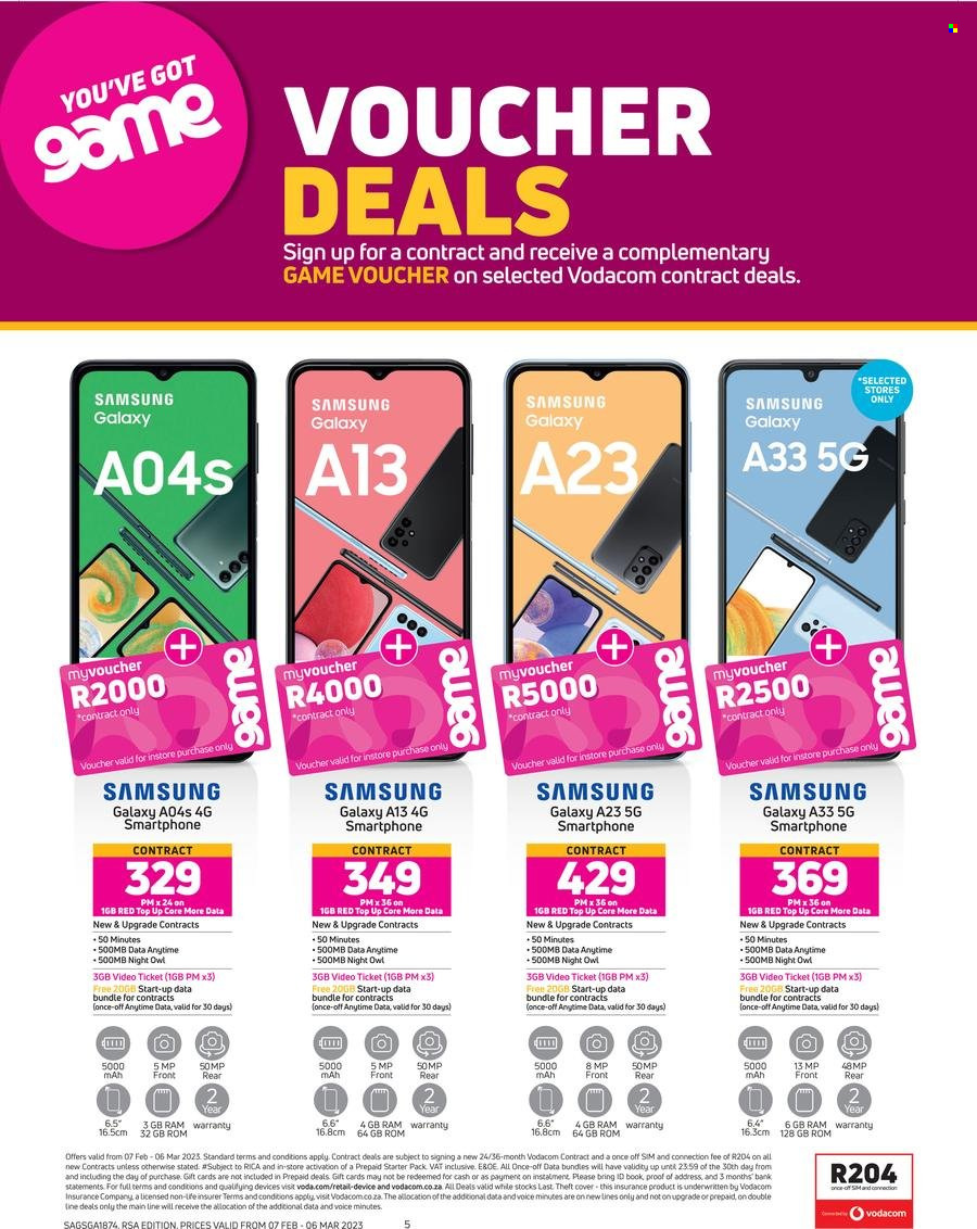 Game specials - 07/02/2023 - 06/03/2023. Page 5