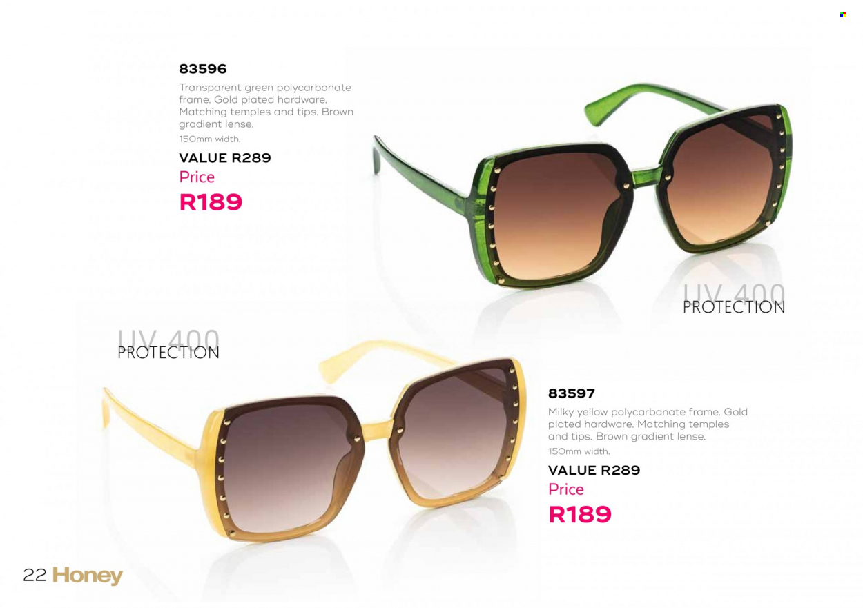 Honey specials. Page 24