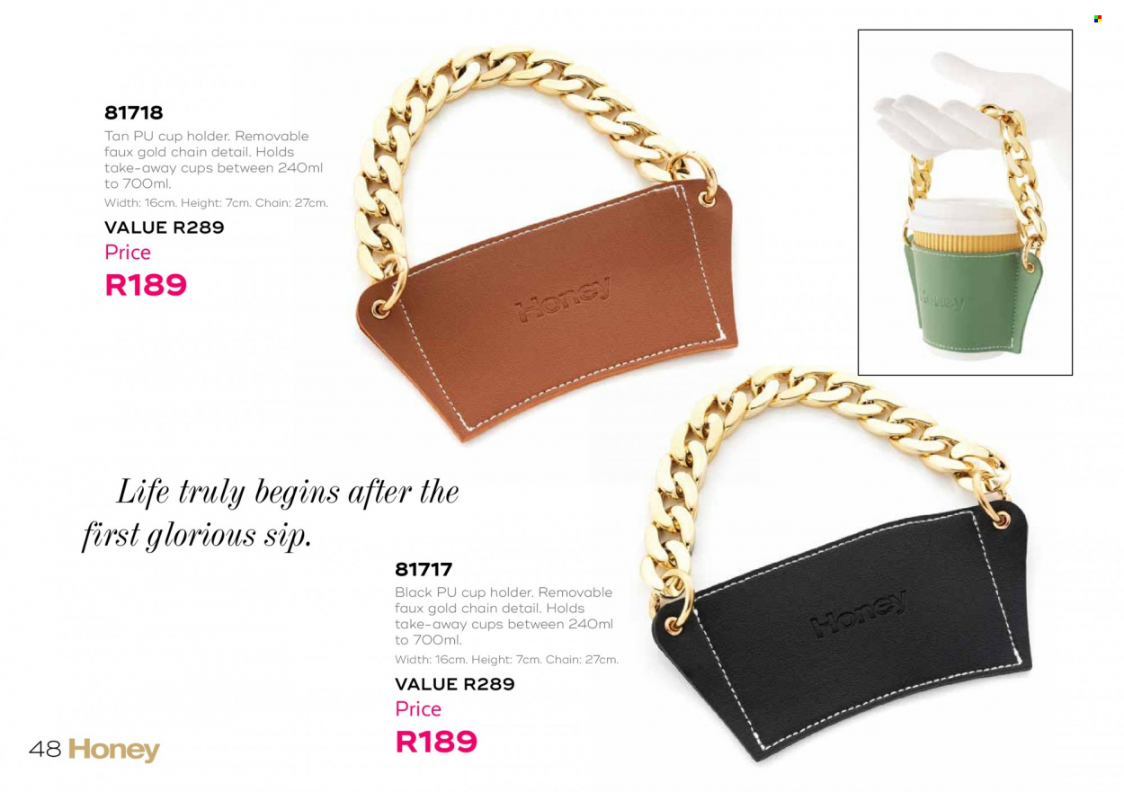 Honey specials. Page 50