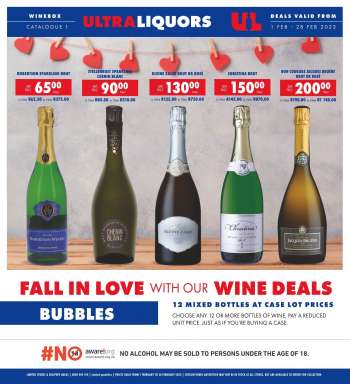 Ultra Liquors catalogue  - 01/02/2023 - 28/02/2023.