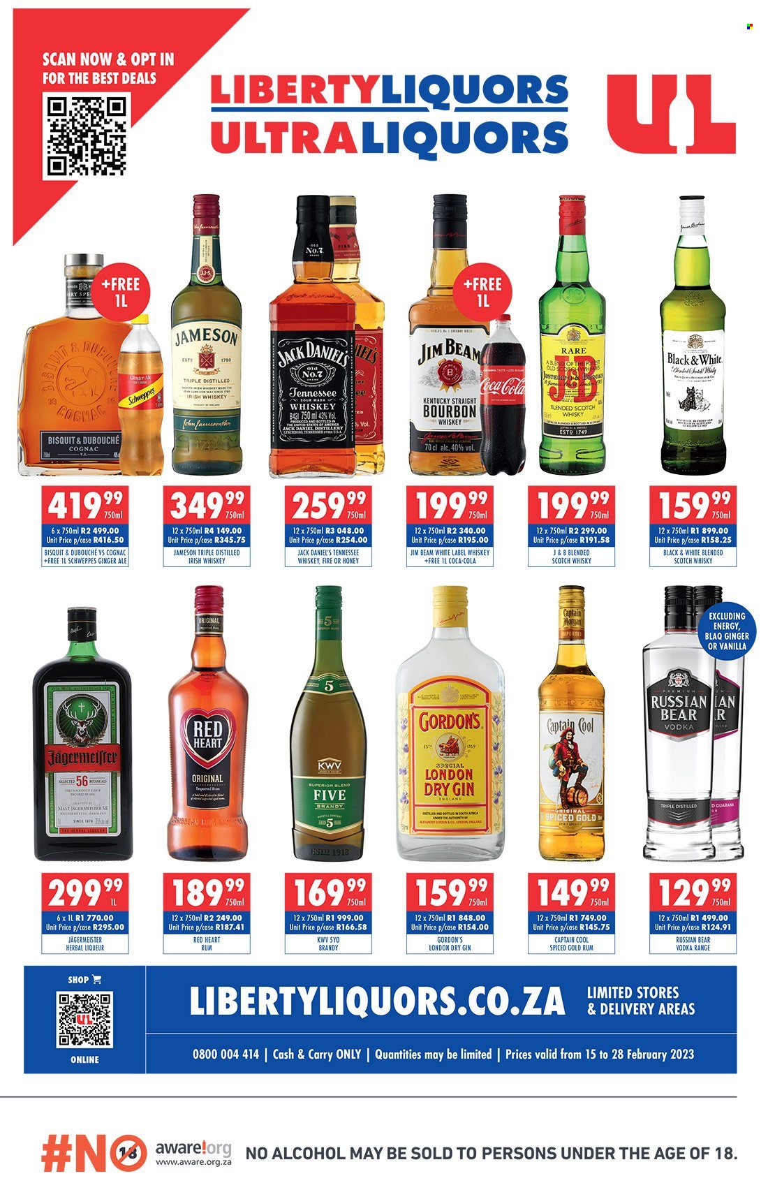 Liberty Liquors specials - 15/02/2023 - 28/02/2023. Page 1