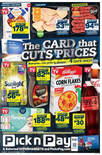 Pick n Pay catalogue  - 16/02/2023 - 19/02/2023.