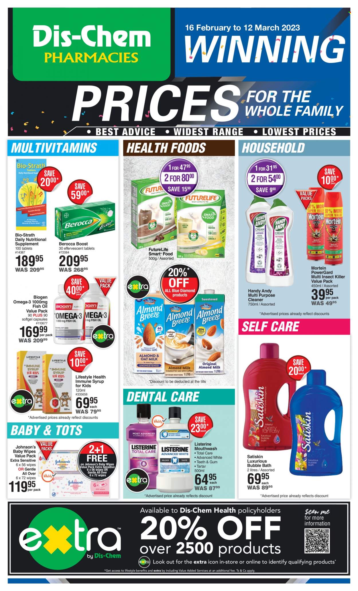 Dis-Chem specials - 16/02/2023 - 12/03/2023. Page 1