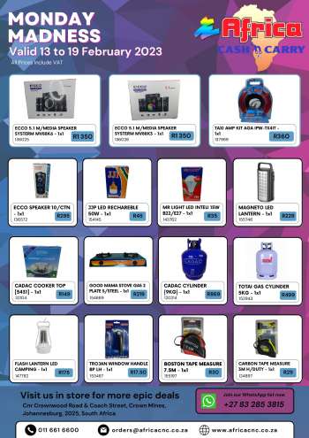 Africa Cash & Carry catalogue  - 13/02/2023 - 19/02/2023.