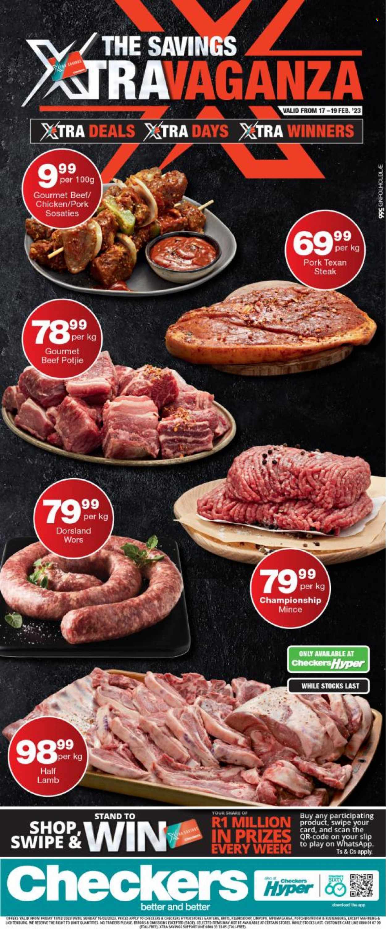 Checkers specials - 17/02/2023 - 19/02/2023. Page 1