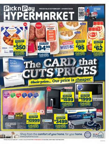 Pick n Pay Hypermarket catalogue  - 20/02/2023 - 08/03/2023.