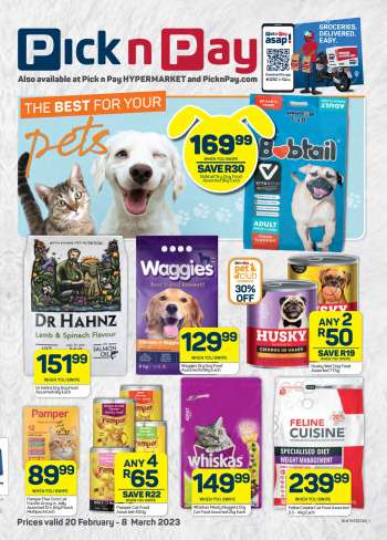 Pick n Pay Hypermarket catalogue  - 20/02/2023 - 08/03/2023.