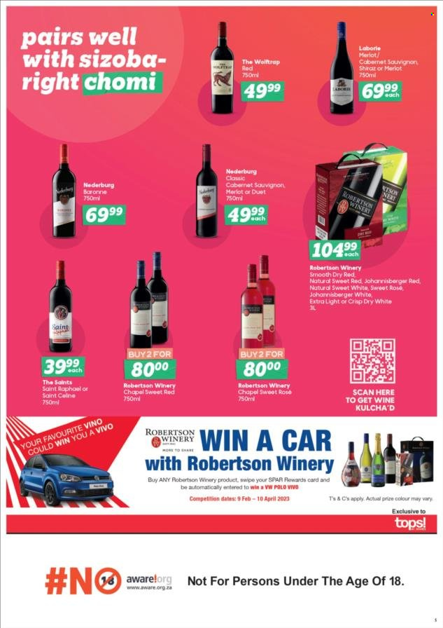 TOPS at SPAR specials - 21/02/2023 - 06/03/2023. Page 5