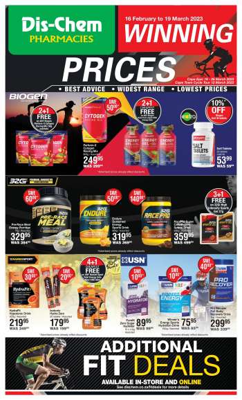 Dis-Chem catalogue  - 16/02/2023 - 19/03/2023.