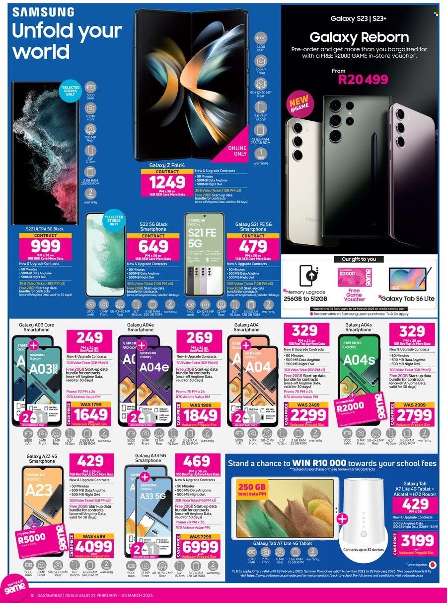Game specials - 22/02/2023 - 05/03/2023. Page 10