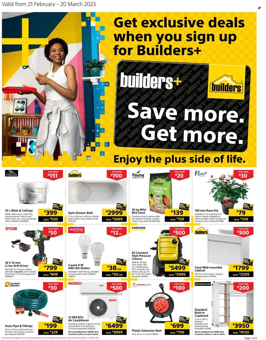 Builders specials - 21/02/2023 - 20/03/2023. Page 1