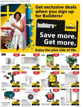 Builders catalogue  - 21/02/2023 - 20/03/2023.