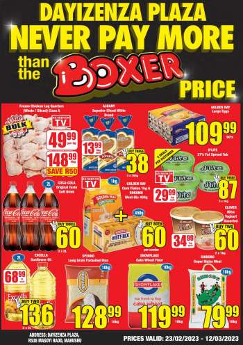 Boxer catalogue  - 23/02/2023 - 12/03/2023.