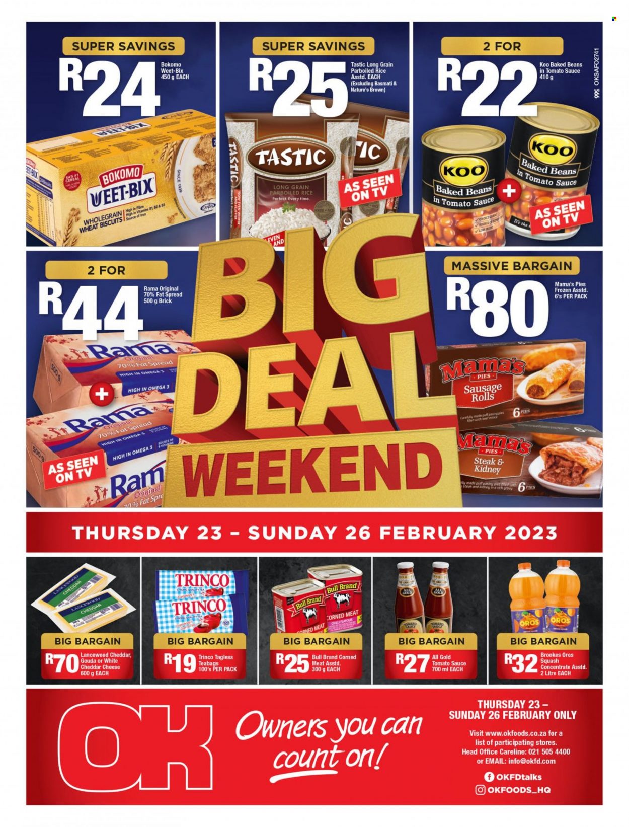 OK Foods specials - 23/02/2023 - 26/02/2023. Page 1