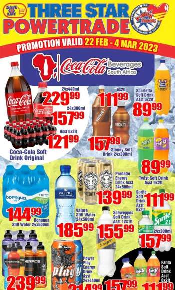 Three Star Cash and Carry catalogue  - 22/02/2023 - 04/03/2023.