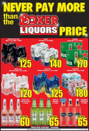 Boxer catalogue  - 23/02/2023 - 12/03/2023.