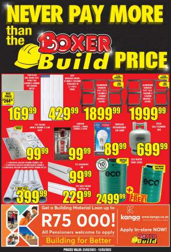 Boxer catalogue  - 23/02/2023 - 12/03/2023.