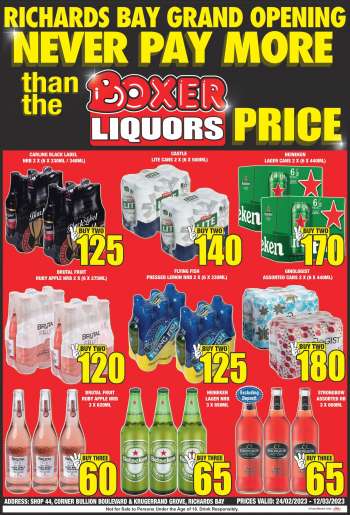 Boxer catalogue  - 24/02/2023 - 12/03/2023.