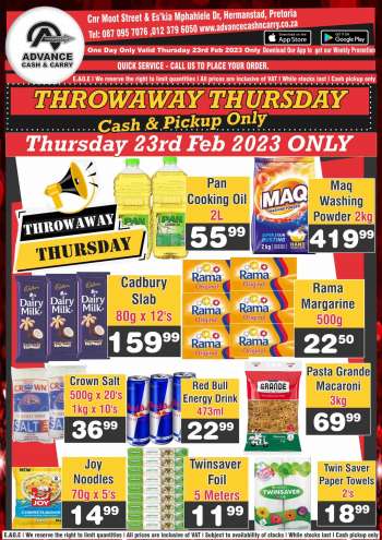 Advance Cash & Carry catalogue  - 23/02/2023 - 23/02/2023.