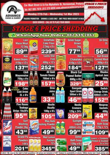 Advance Cash & Carry catalogue  - 27/02/2023 - 01/03/2023.