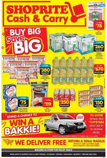 Shoprite catalogue  - 23/02/2023 - 12/03/2023.